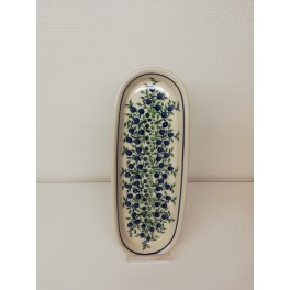 Polsk keramik fad med blåbær mønster