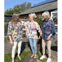Blomstrede bluser i bomuld