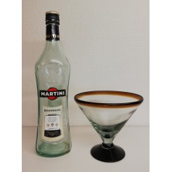 Martini glas brun uden stilk