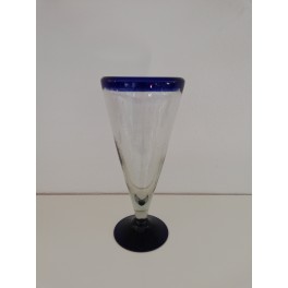 Cocktail / Isglas blå kant